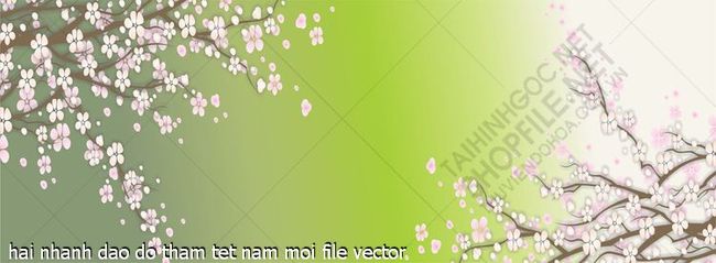 hai nhanh dao do tham tet nam moi file vector